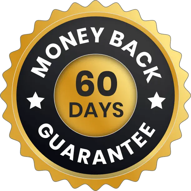 Vigor Peak 60 day risk-free money back guarantee badge
