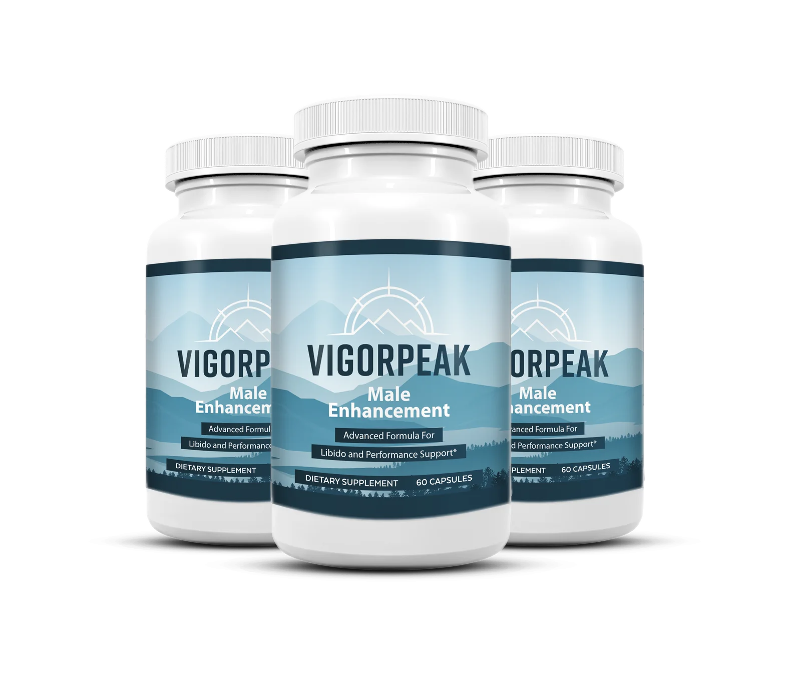 Vigor Peak 3 bottle most popular package 90 day supply with free US shipping